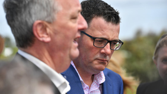 Victorian Premier Daniel Andrews announcing the Royal Commission into mental health in October.