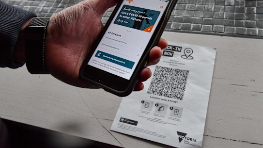 Victoria has lagged behind other states in having a single, simple check-in app to help contact tracers.