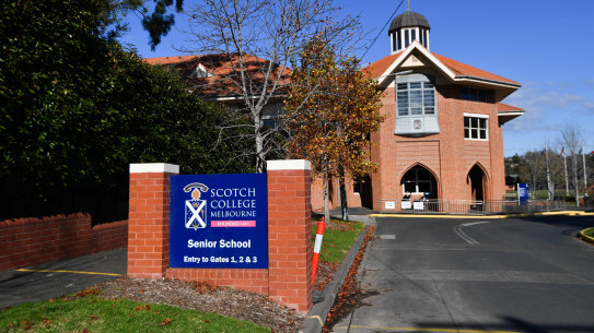Scotch College in Hawthorn. 