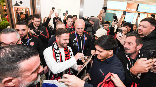 Juan Mata arrives in Sydney on Saturday morning.