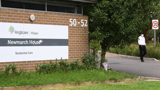 There was a 15th death recorded at Newmarch House on Monday.