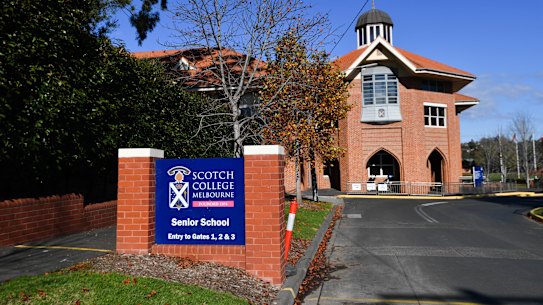 Scotch College in Hawthorn has been the target of a cyberattack.