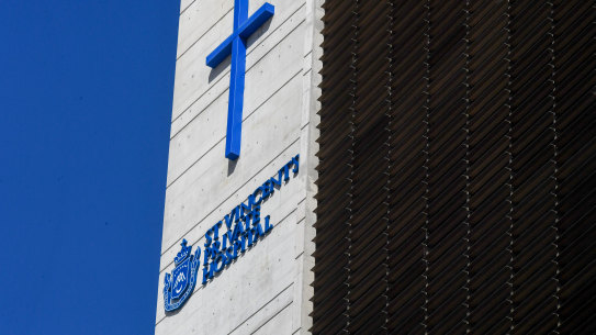 St Vincent’s Hospital in Sydney.