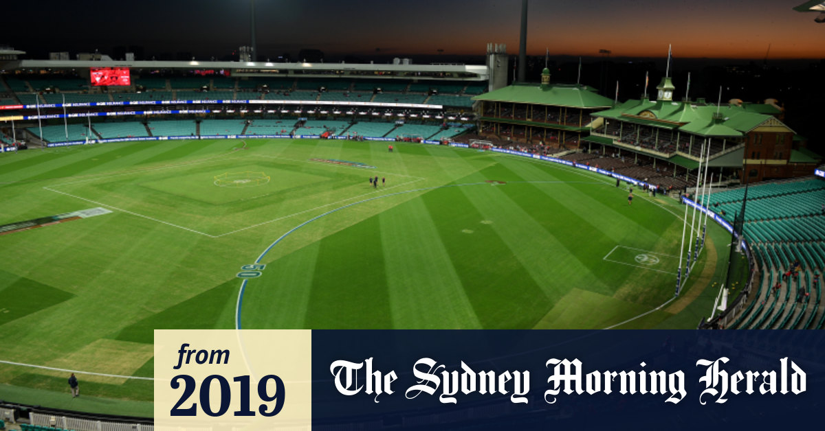 Cricket Saving The Scg Pitch From Afl Drop In A Matter Of History