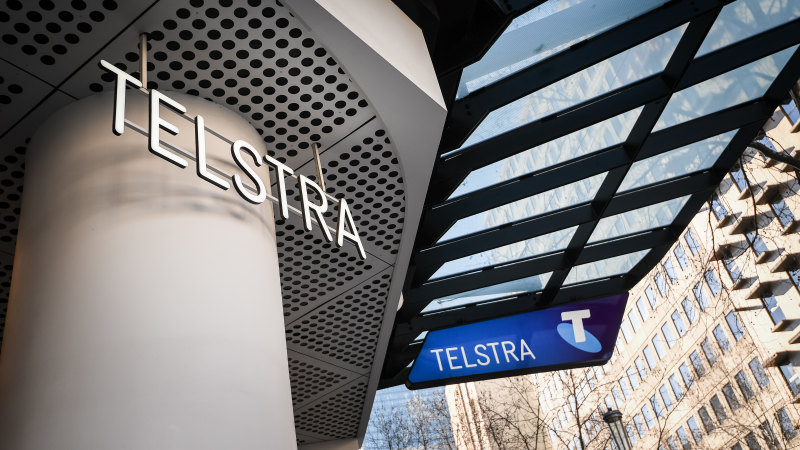 ASX flat at lunchtime; Telstra falls again