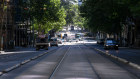 Melbourne’s CBD remains largely deserted as shoppers and workers stay at home.