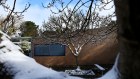 Snow covers the ground in Oberon, NSW, where the temperature hit zero degrees.