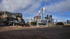 Federation Square sits deserted during Melbourne’s second-wave lockdown in August 2020. Some groups faced serious harm from the lockdowns.