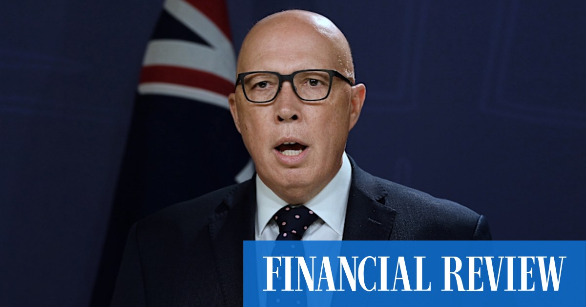 Voice to Parliament: Peter Dutton criticises 'offensive' David Rowe cartoon - Vimarsana News