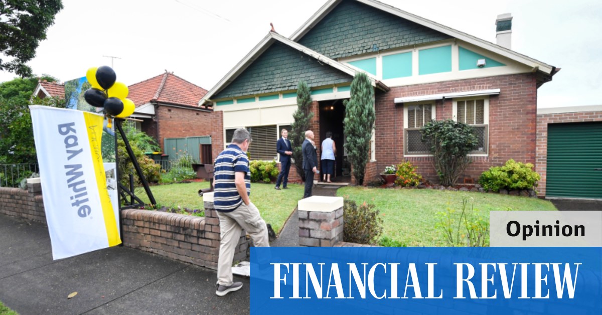 Sydney, Melbourne's great house price correction has begun - The Australian Financial Review