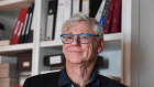 Bruce McWilliam at his Sydney home in 2020. 