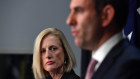 Finance Minister Katy Gallagher with Treasurer Jim Chalmers. They are overseeing a “line by line” examination of budget spending.