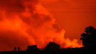 Many people fled to the city centre from villages and neighbourhoods threatened by lava on the northern outskirts of Goma. 