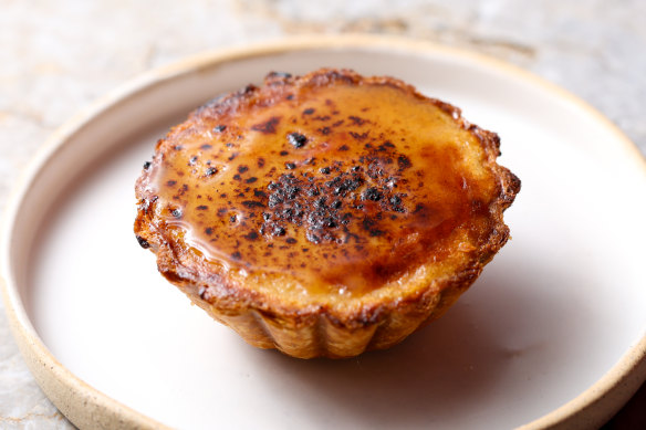 Portuguese tart.
