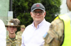 Prime Minister Scott Morrison in Brisbane on Thursday.
