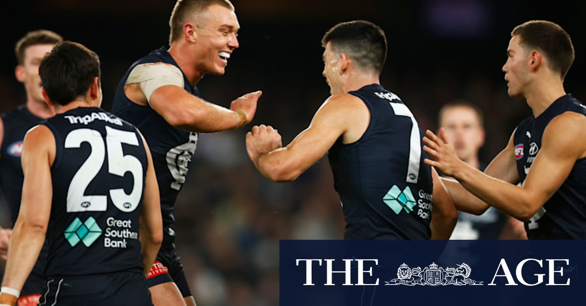 AFL: Carlton Blues blast Adelaide Crows in dominant third term to move back into top four - Vimarsana News