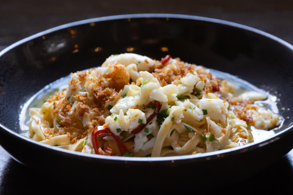 La Luna’s spanner crab tagliatelle is one of Melbourne’s most expensive pasta dishes, but it’s a beauty.