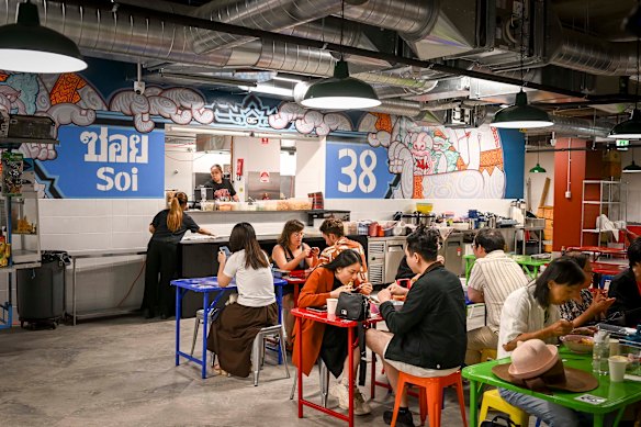 Khanh loves the Thai food at Soi 38.