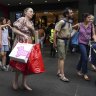 Retail spending fell in the month to March.