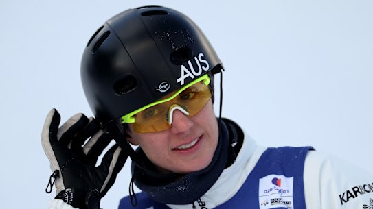 Australian aeriel skier Laura Peel. has been forced to withdraw.