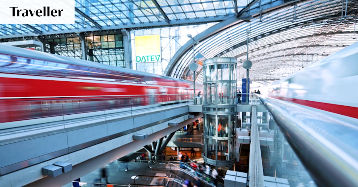 This modern railway hub is a European architectural marvel