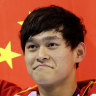 Chinese swimmer Sun Yang.