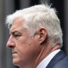 Former NAB chief executive Cameron Clyne gave evidence on Wednesday in the District Court trial of Helen Rosamond, who is accused of defrauding the bank of millions.