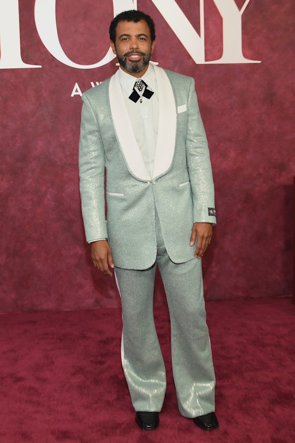 Daveed Diggs at the 78th Tony Awards in New York wearing Amiri.