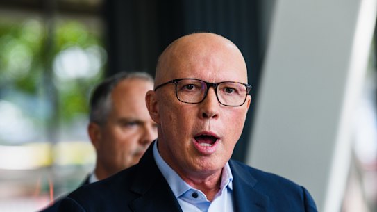 Opposition Leader Peter Dutton.