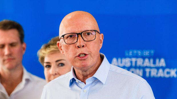 Opposition leader Peter Dutton