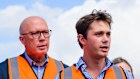 Peter Dutton and his son Harry.