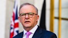 Back at work: Prime Minister Anthony Albanese at parliament on Monday.