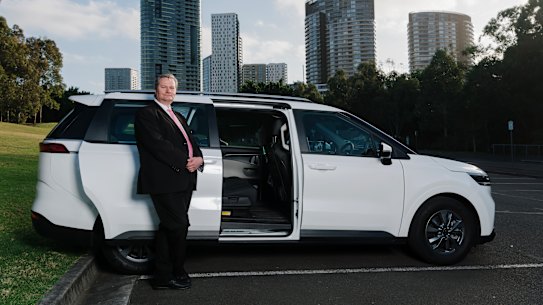 Uber driver Graham McLaughlin.