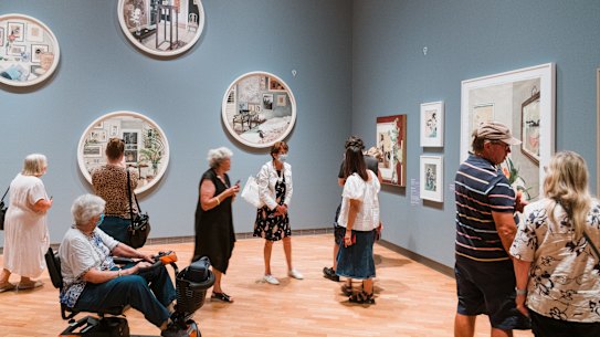 About 12 percent of staff employed by the National Gallery of Australia are being paid from the pockets of philanthropists,  because of rising costs and budget cuts.