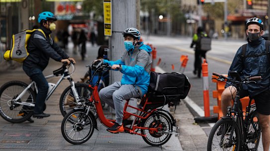 Food delivery riders are subject to abuse and theft during their shifts, a government report has found.