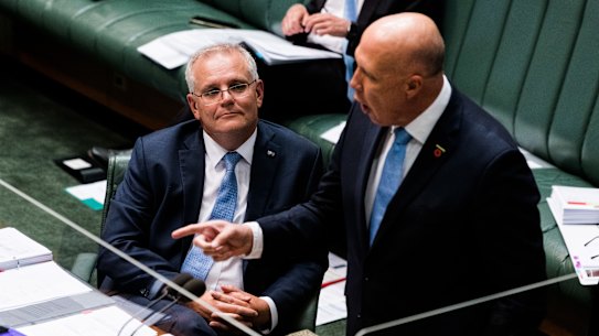 Defence Minister Peter Dutton has accused members of the Liberal party of “misleading” the Prime Minister on the Religious Discrimination Act. 