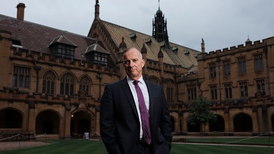 Vice-chancellor Michael Spence at the University of Sydney.