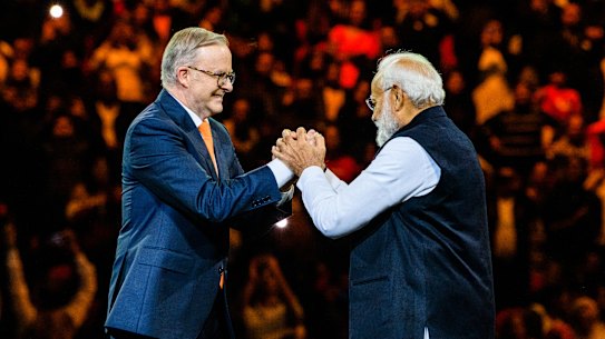 Narendra Modi and Anthony Albanese are meeting again today.