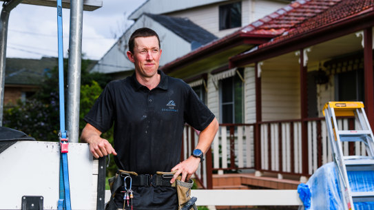 Carpenter Jarrod Miles found himself priced out of the Sutherland Shire.