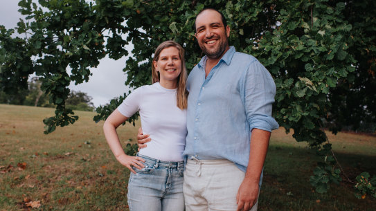 Michael Lagudi and his wife Frances Nelson purchased a Baulkham Hills home just before Christmas after a four-year search.