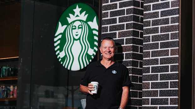 Starbucks Australia new CEO Braeden Lord.