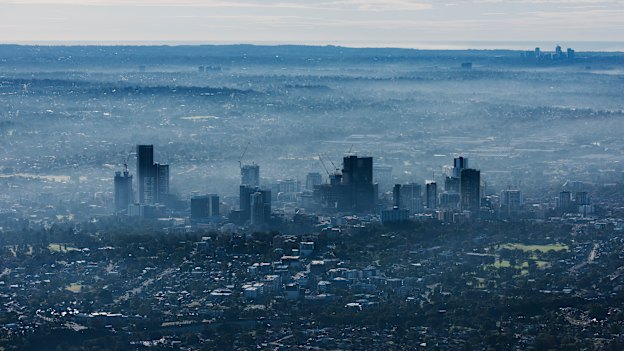 The view from the west, the “engine room” of Sydney’s housing growth. 