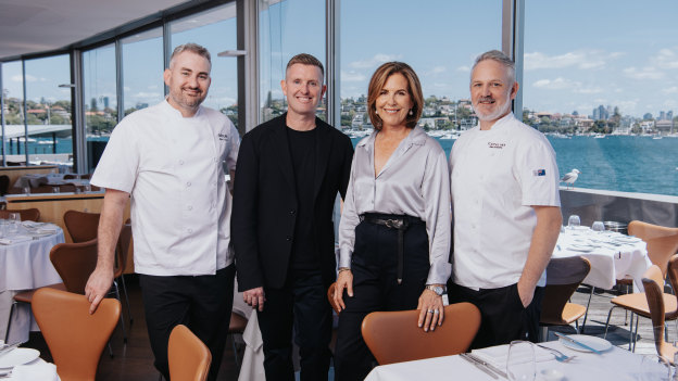 Catalina head chef Mark Axisa, restaurant manager James McMahon, restaurant director Judy McMahon and head chef Alan O’Keeffe.