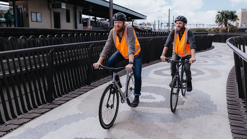 ‘Much more than a ramp’: Newest addition to Sydney Harbour Bridge opens to cyclists