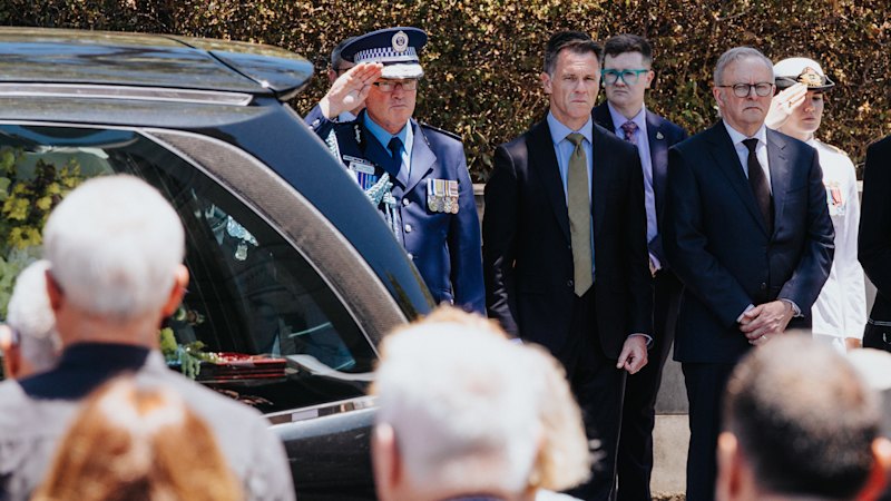 They came to celebrate a life and avoid controversy. But this Bondi victim’s family had a message