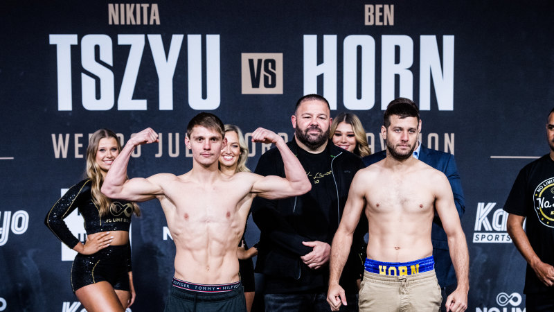 Nikita Tszyu v Ben Horn Justin Hodges v Jordan Simi LIVE updates