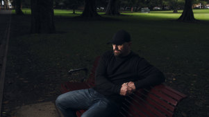 Brett Fitzpatrick, a victim of workers comp, he has been battling to get a doctored file released that will prove his story and he has been carrying documents around for five years to tell his story.