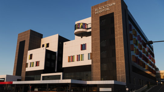 Blacktown Hospital's new building that houses the maternity unit opened in August 2019. 