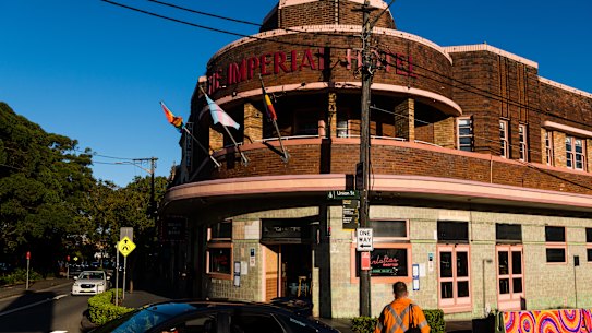 The Imperial Hotel in Erskineville is for sale.
