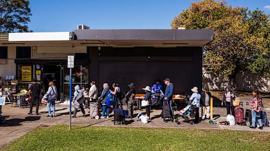 On Friday, Community Cafe Outreach Service smashed its record, with 232 people coming through the doors.